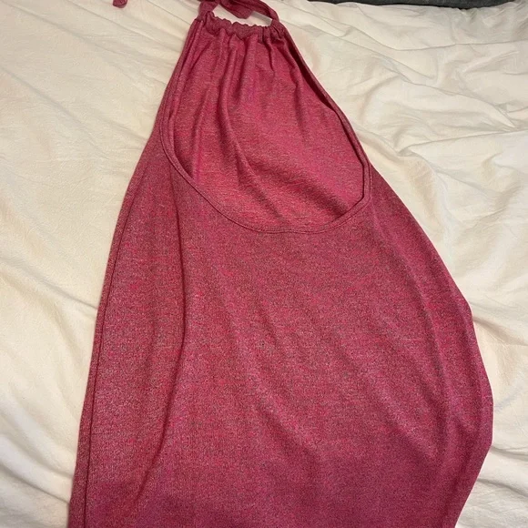 Shein Pink Backless Halter Mini Dress - Picture 4 of 5